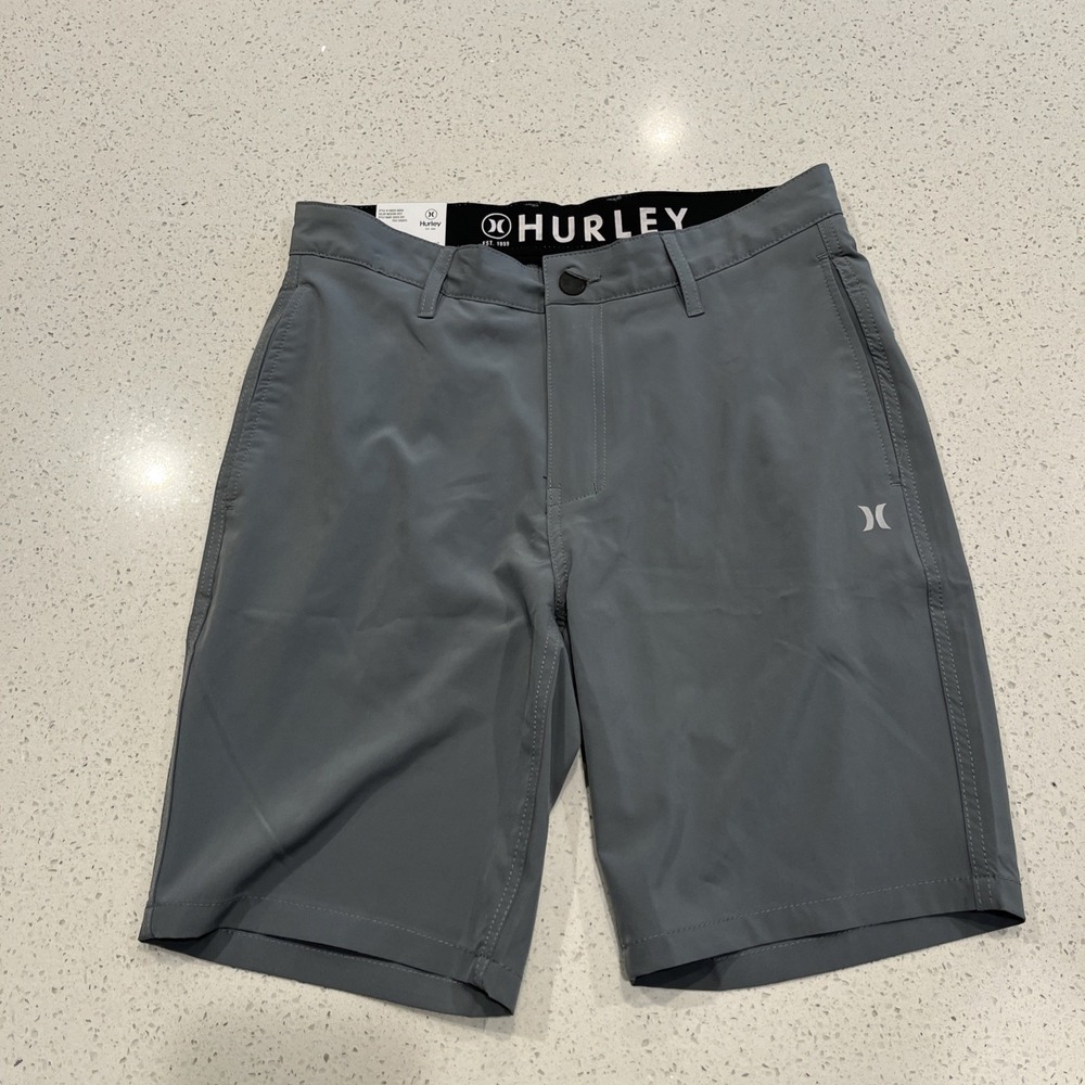 Hurley Shorts Mens 30 Gray Dri-FIT Performance Golf Stretch Lightweight Summer